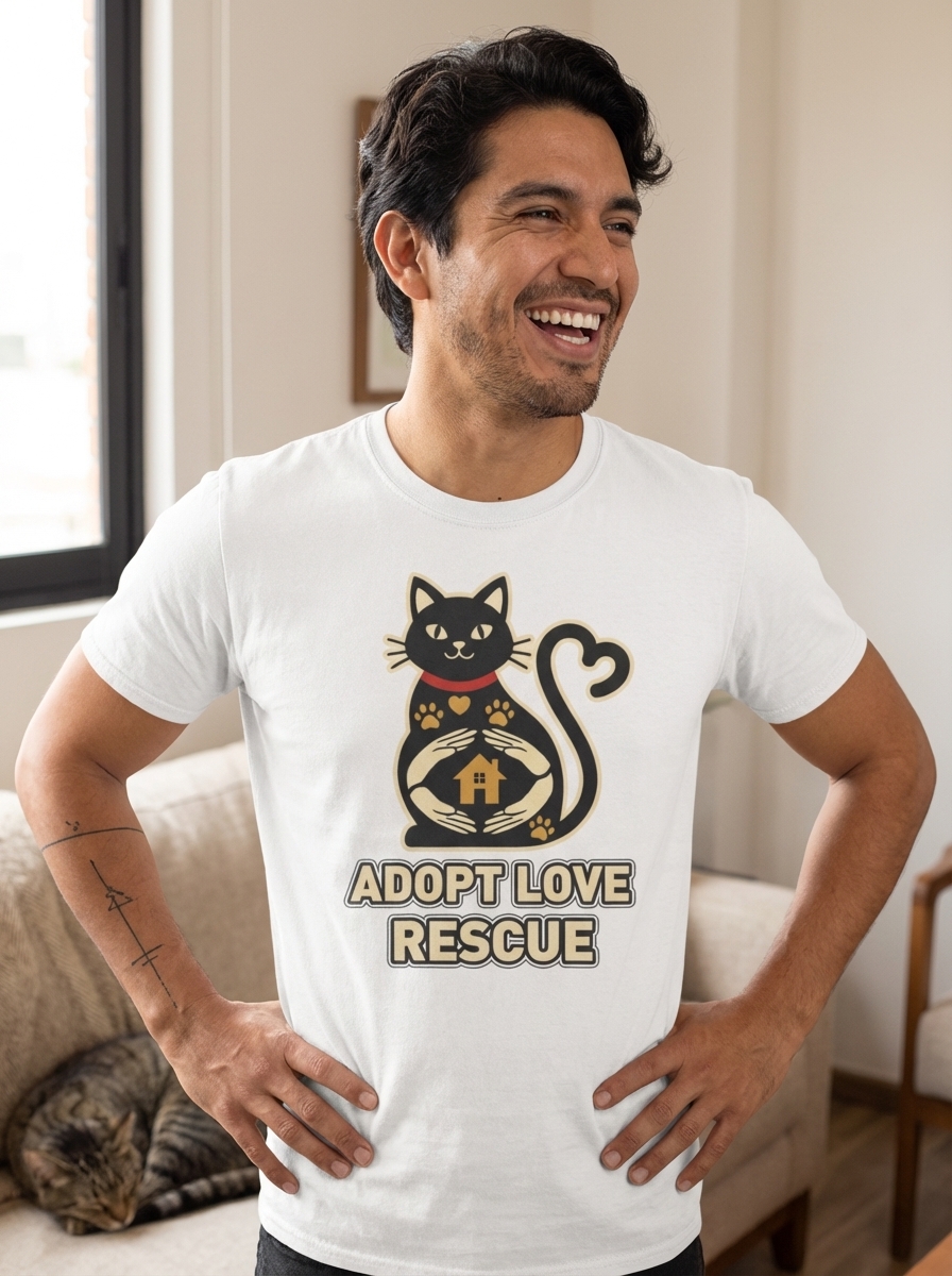Adopt Don't Shop - Rescue Pet Lover T-Shirt