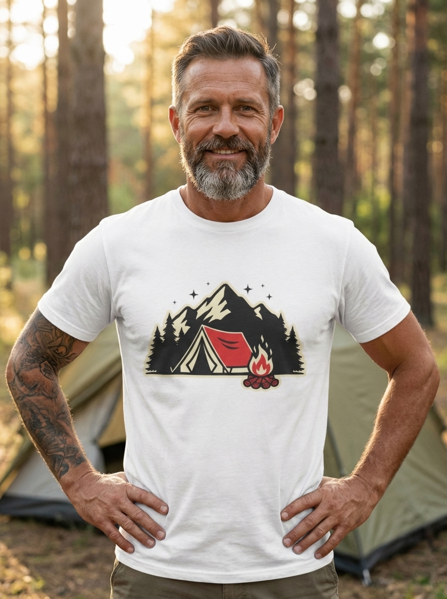 Adventure Awaits Camping T-Shirt