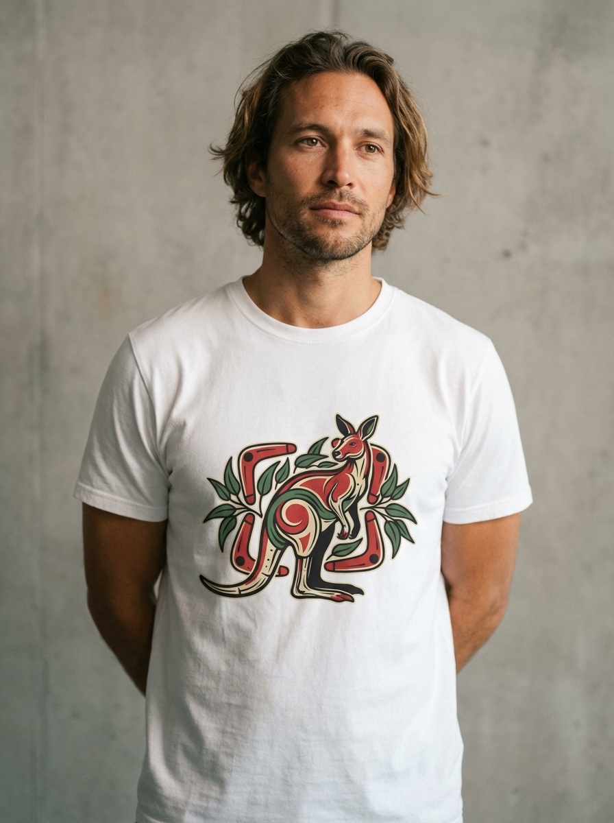 Australian Wildlife Kangaroo T-Shirt