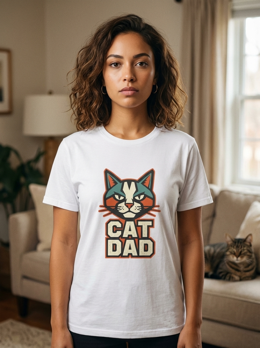 Cat Dad Shirt | Cat Dads Streetwear | Gift for Cat Lovers | Graphic Tee