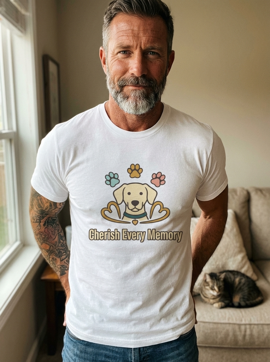 Cherish Every Memory - Cherish Your Pet Memorial Unisex T-Shirt