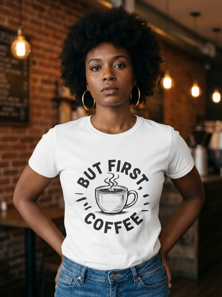Coffee Lover Shirt | Y2K Graphic Coffee Fan | Gift for Espresso Addicts | Unisex Tee