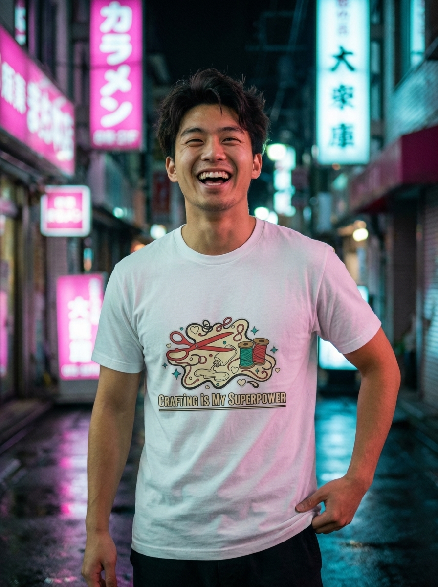 Crafting is My Superpower - Crafting & DIY Passion Unisex Softstyle T-Shirt