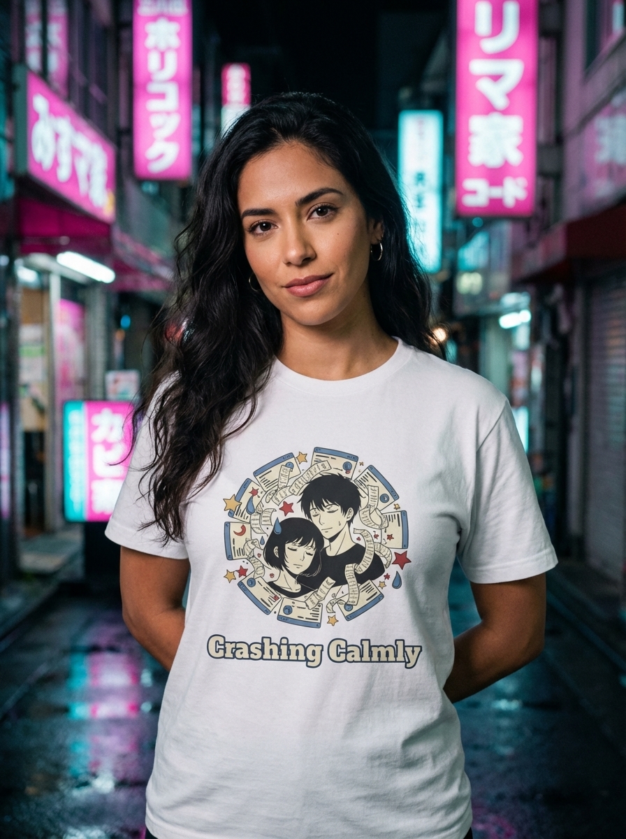 Crashing Calmly - Browser Bliss Unisex Softstyle T-Shirt