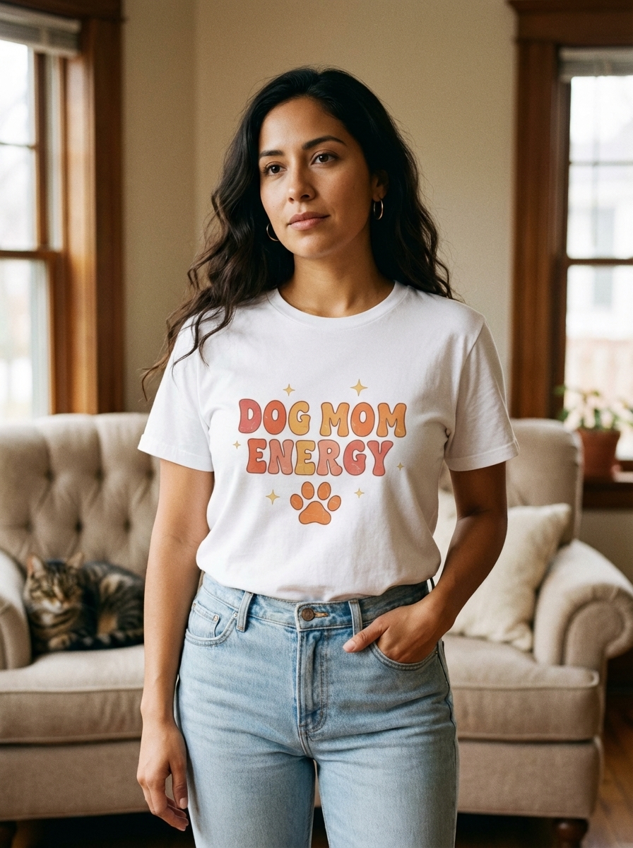 Dog Mom Shirt | Vintage Distressed Dog Moms | Funny Gift for Pet Parents | Retro Graphic Tee