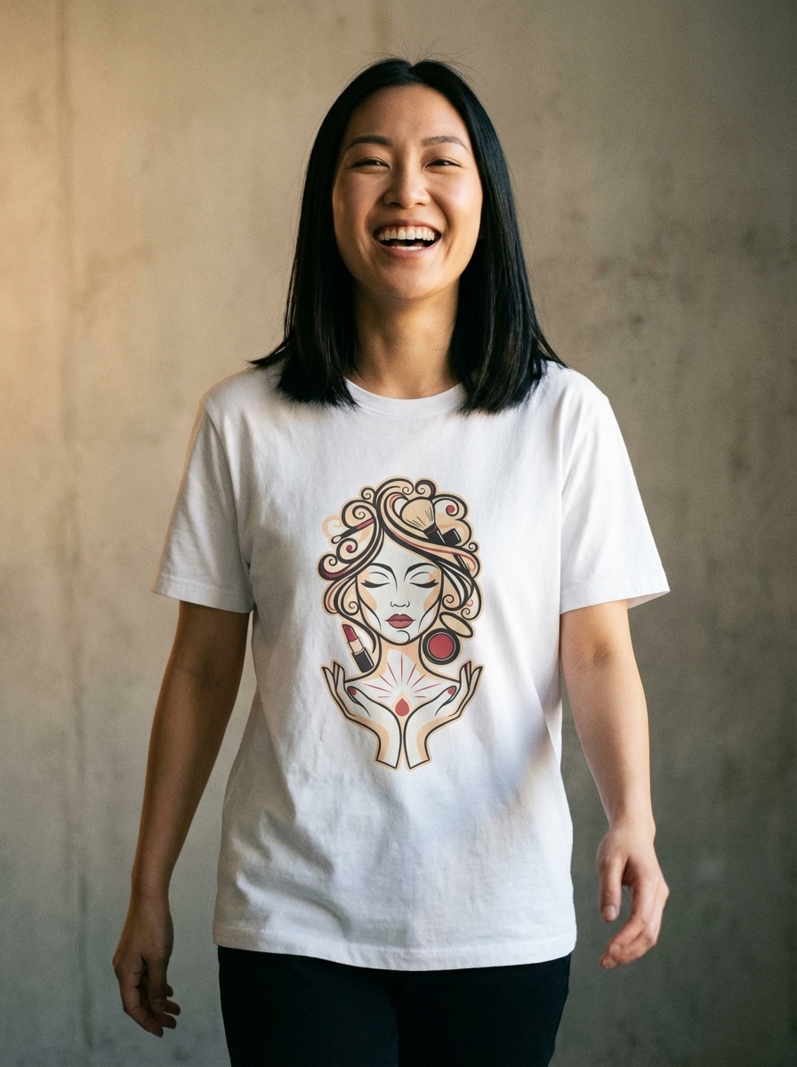Elegant Beauty & Makeup Culture Softstyle T-Shirt
