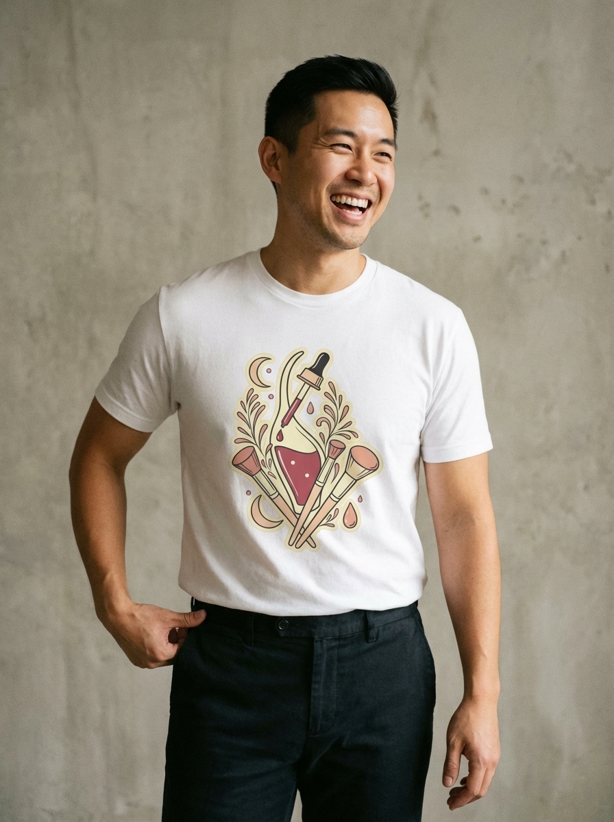 Elegant Skincare Rituals Graphic Tee