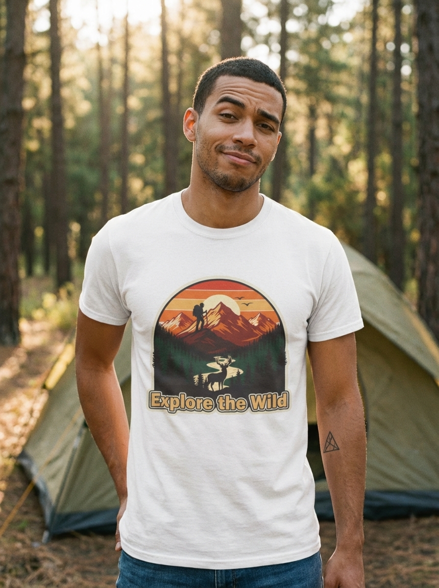 Explore the Wild - National Park Adventure Unisex Softstyle T-Shirt