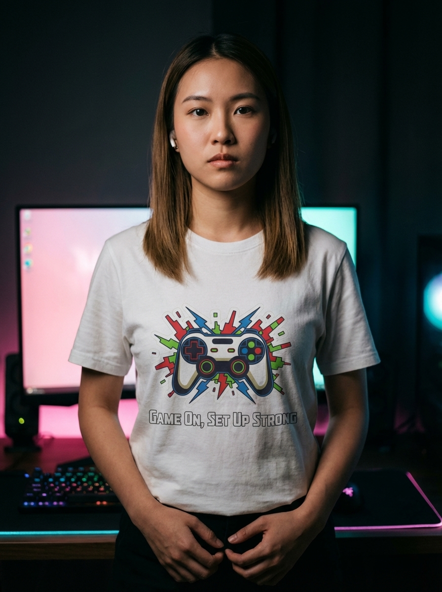 Game On, Set Up Strong - PC Setup Culture T-Shirt