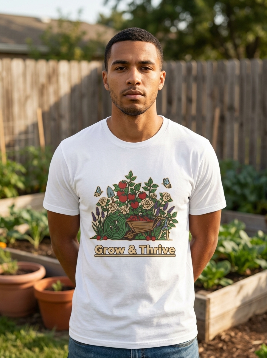 Grow & Thrive - Garden Enthusiast Unisex Softstyle T-Shirt