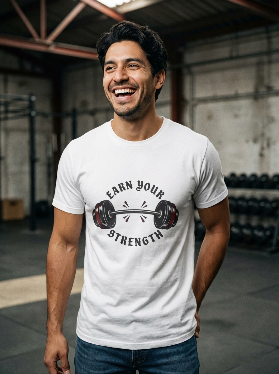 Gym Motivation Shirt | Tattoo Inspired Fitness Gift | Workout Lover Present | Unisex Tee