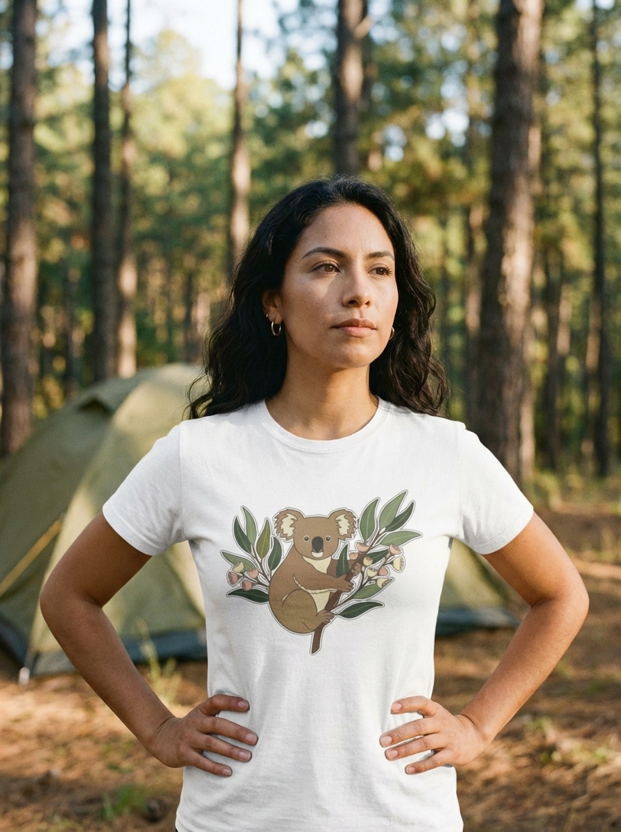 Koala & Eucalyptus Unisex Softstyle T-Shirt