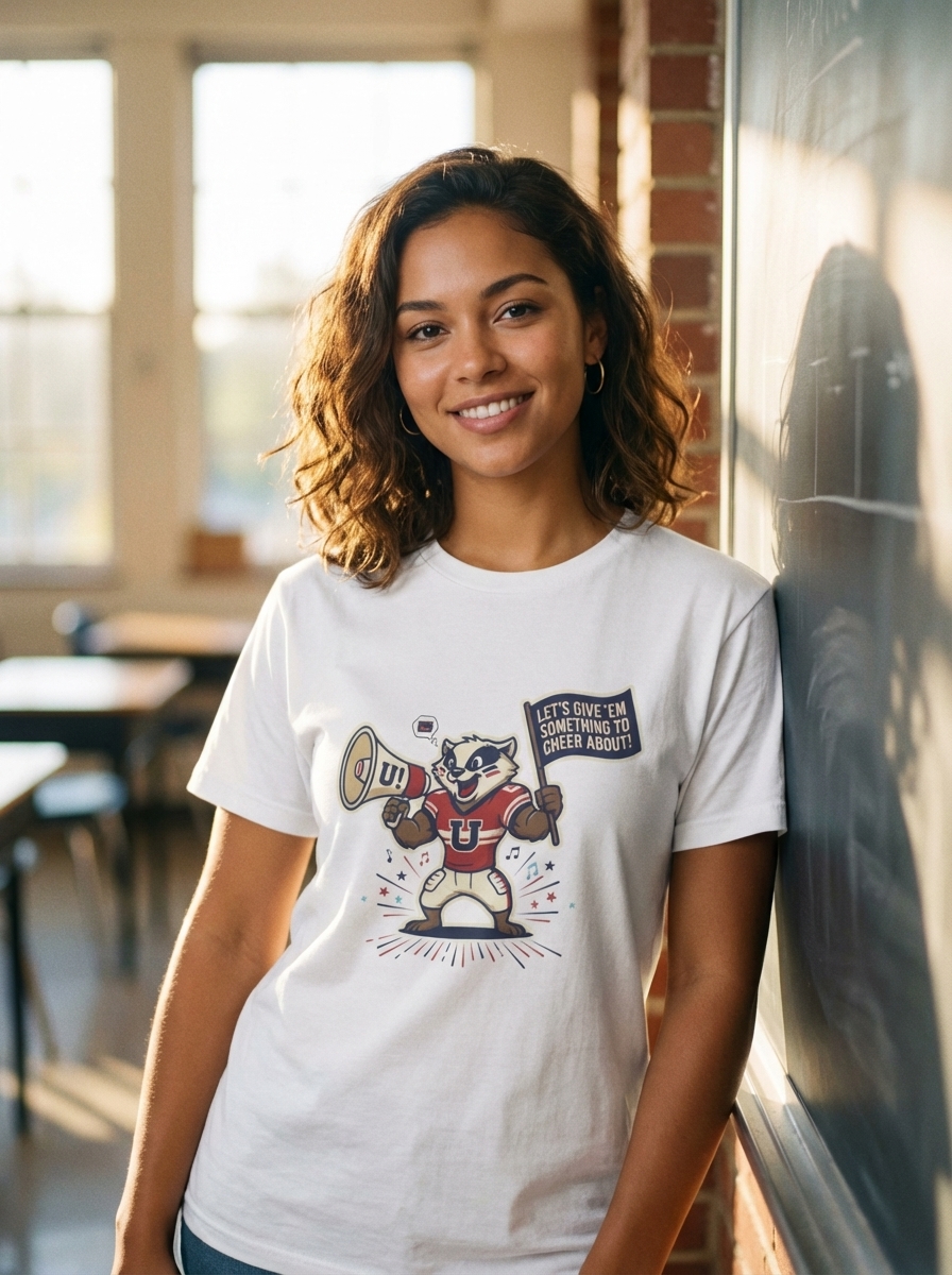 Let's Give 'Em Something to Cheer About! - Mascot Mania - School Spirit T-Shirt