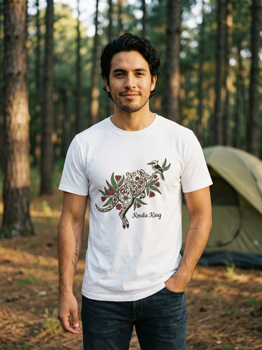 Native Australian Animals Unisex Softstyle T-Shirt