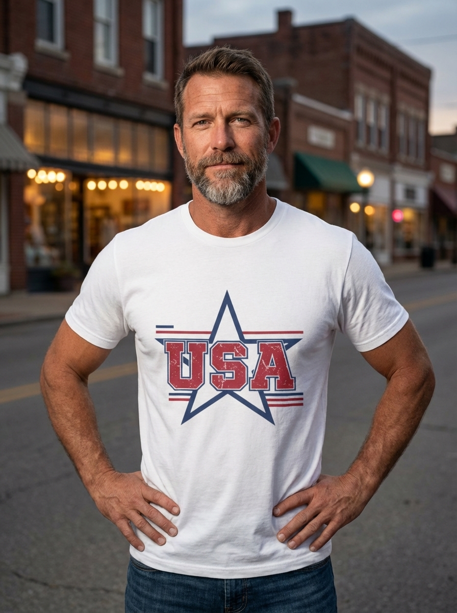 Patriotic Shirt | USA Streetwear Graphic | Gift for Him or Her | Unisex Tee