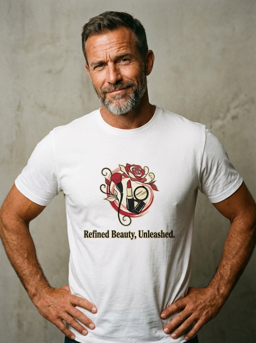 Refined Beauty, Unleashed - Artistry & Glamour Graphic Tee