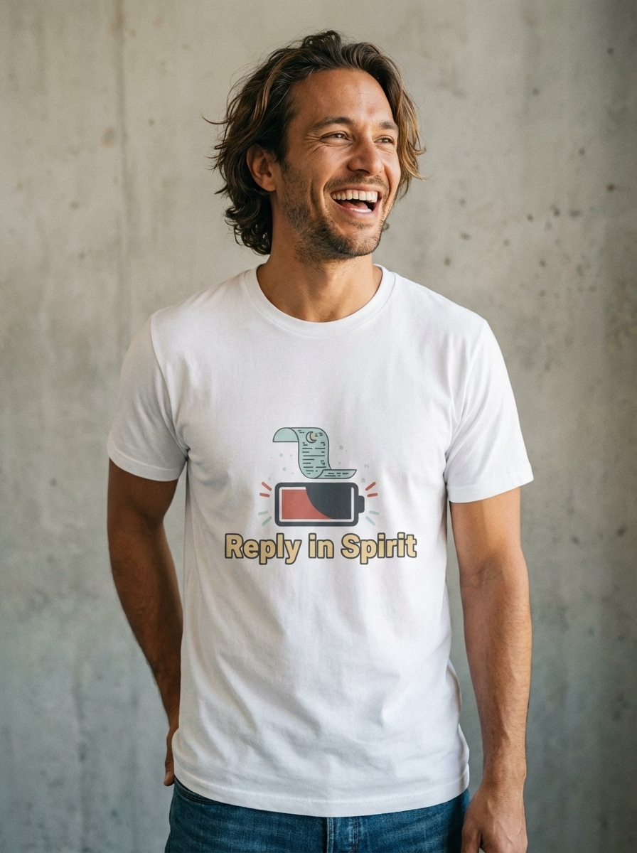 Reply in Spirit - Ghost Receipt Unisex Softstyle T-Shirt