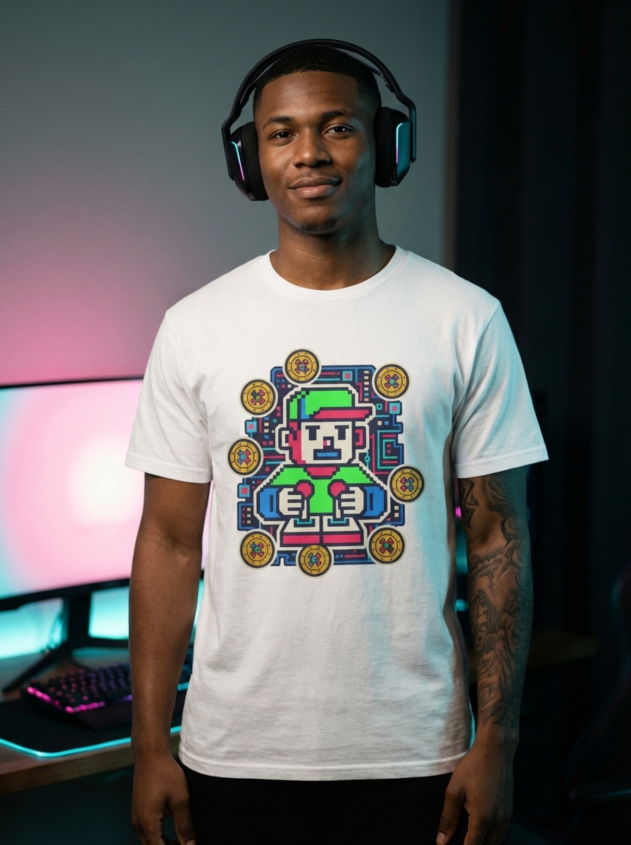 Retro Arcade Vintage Graphic Unisex Tee