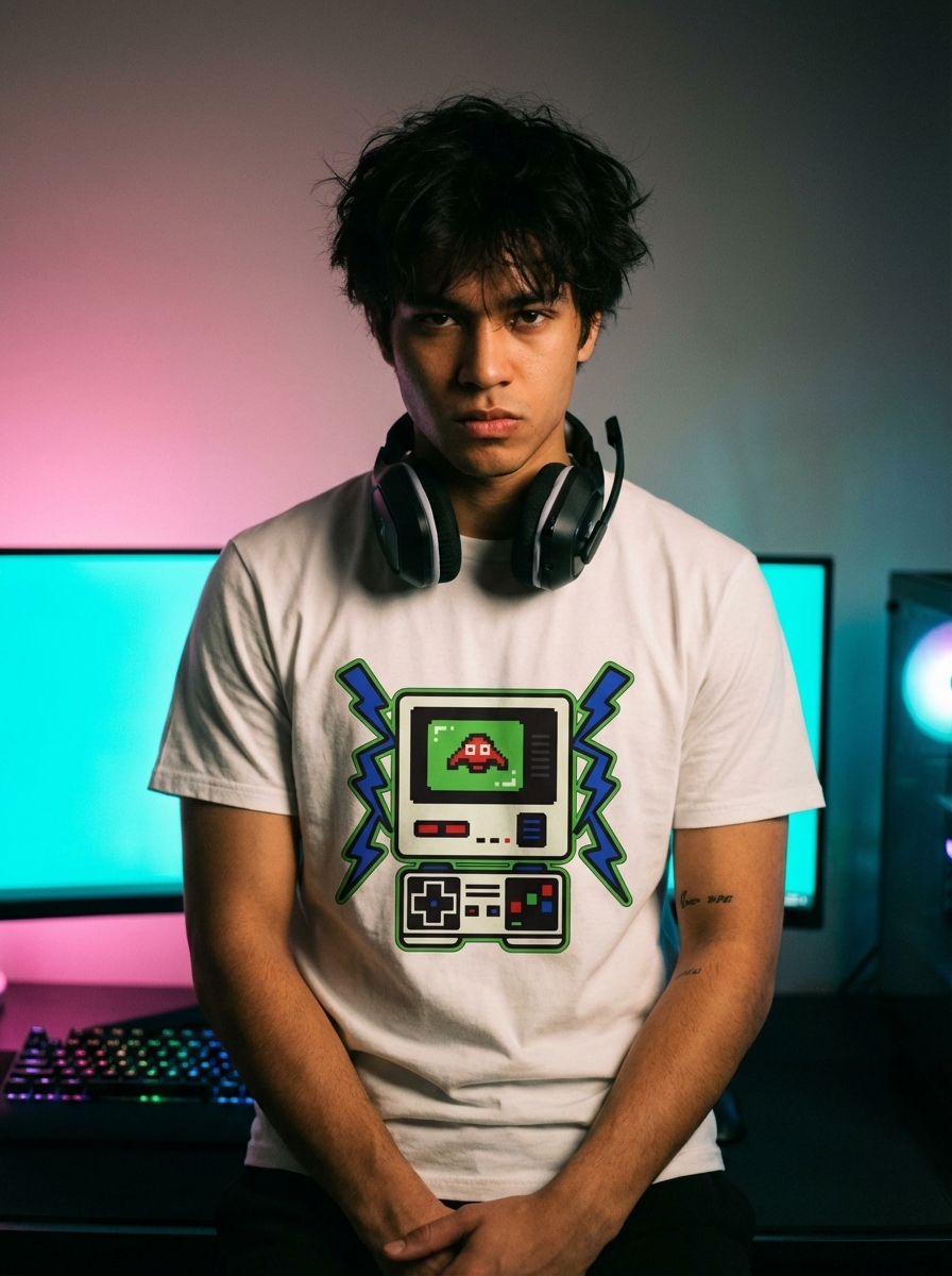 Retro Gaming Console Unisex Softstyle T-Shirt