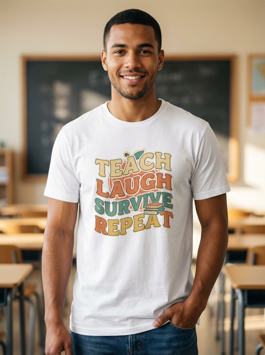 Teacher Shirt | vintage distressed funny teacher gift | unisex graphic tee