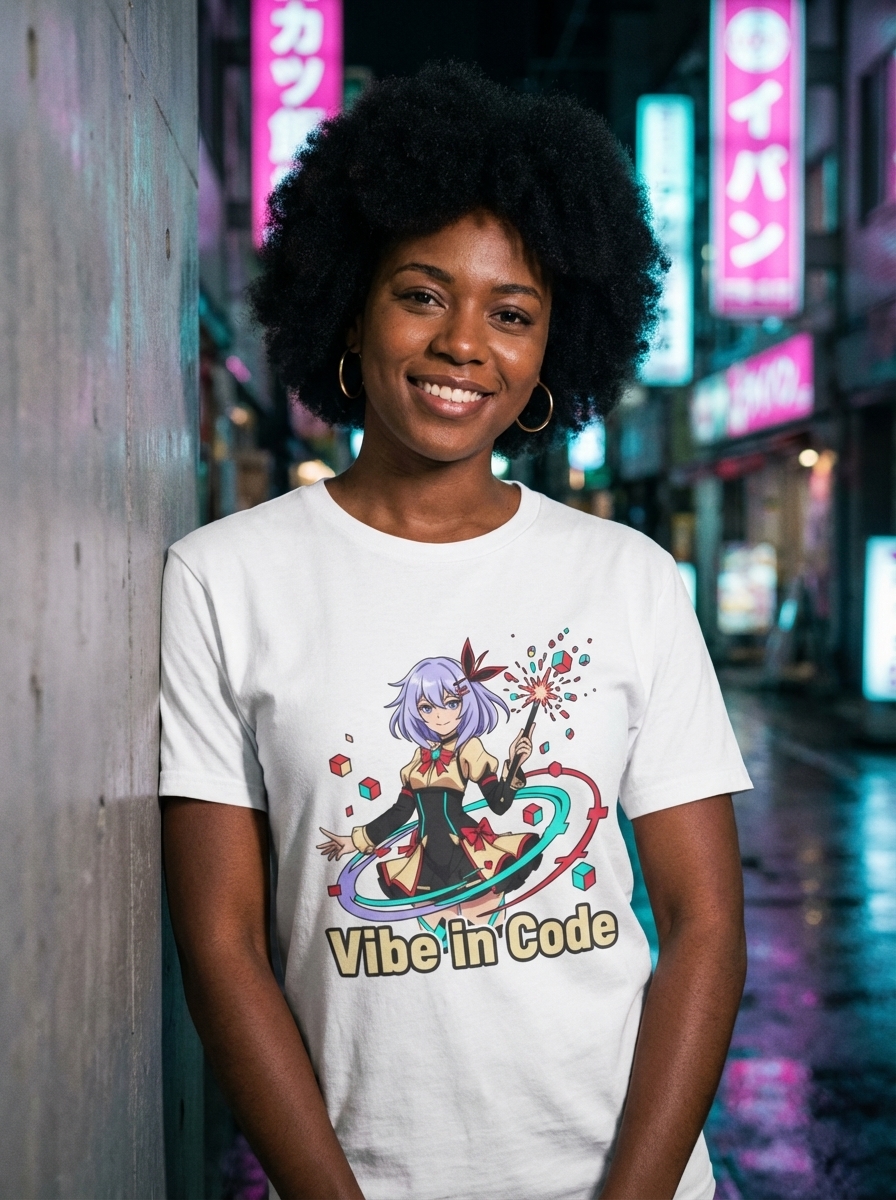 Vibe in Code - Pixel Pulse Unisex Softstyle T-Shirt