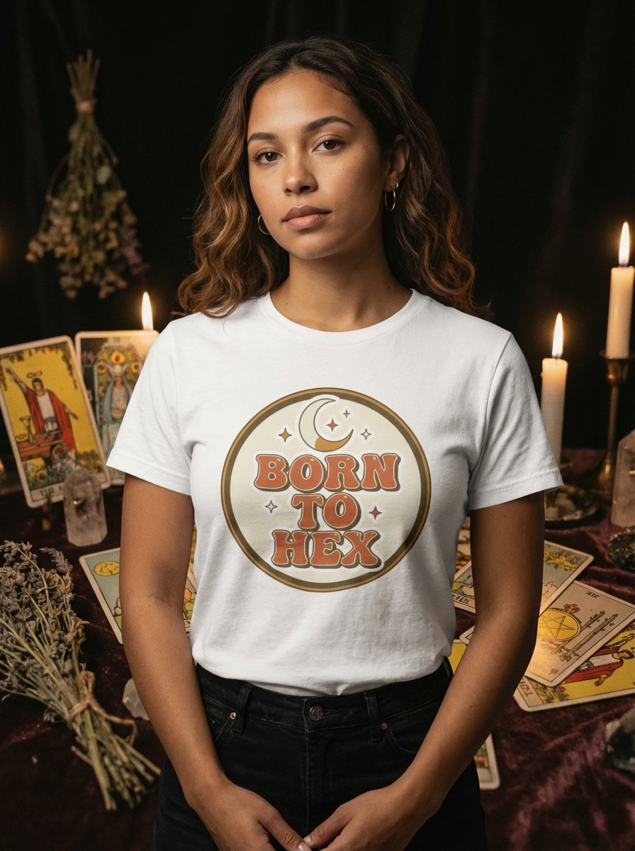 Witch Shirt | Retro 70s Witchy Aesthetic | Gift for Bold Mystic Souls | Graphic Tee