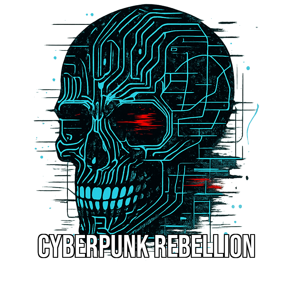 CIRCUIT SKULL - FikFu Tee